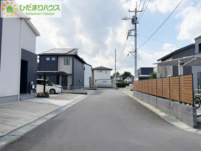 常陸大宮市抽ヶ台町第9　新築戸建の前面道路含む現地写真|閑静な住宅地で叶える穏やかな新生活☆彡