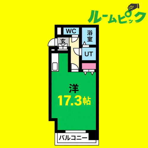 ビ・アバンス　名古屋市賃貸　仲介手数料無料の間取り