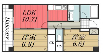【間取り】 | シャトーイノハナ