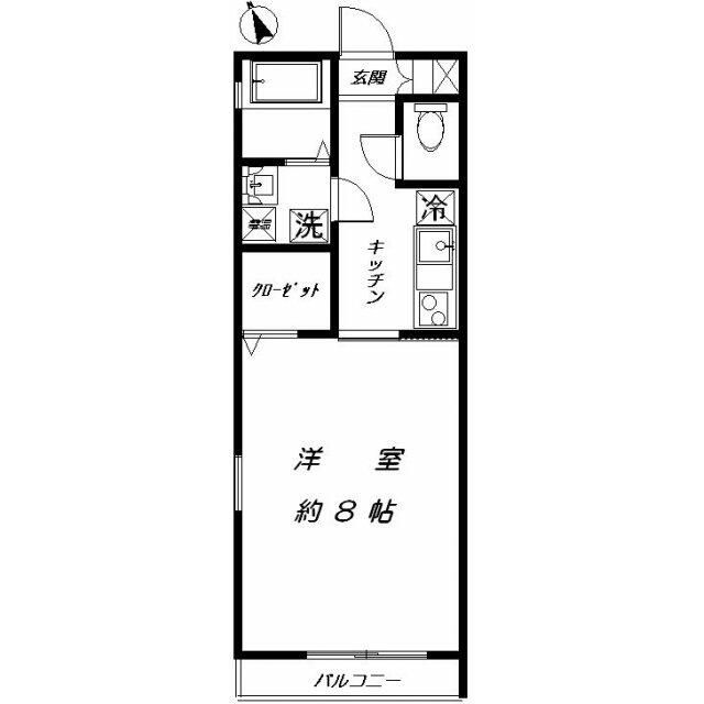 アイズコート清和の間取り