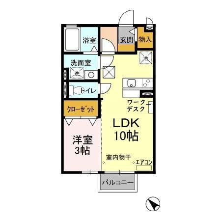 ルミエールの間取り|間取図