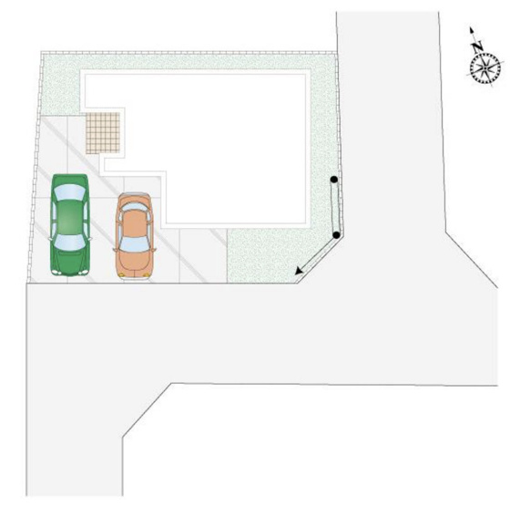 【区画図】 | 熊谷市肥塚　新築戸建　全1区画　1号棟