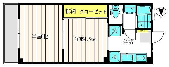 【間取り】 | コーポ不二