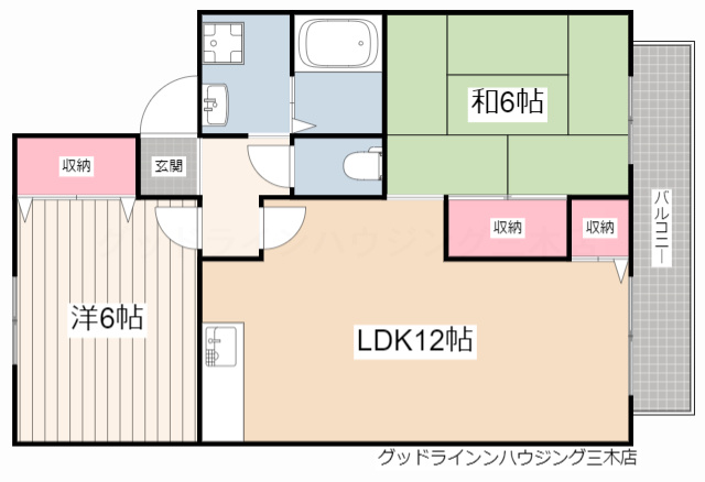 ガーデンハウスB棟のその他共用部分