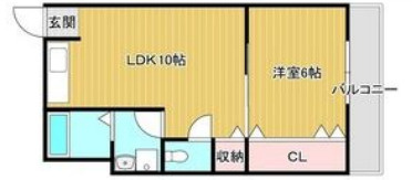 【間取り】 | コーポ松田