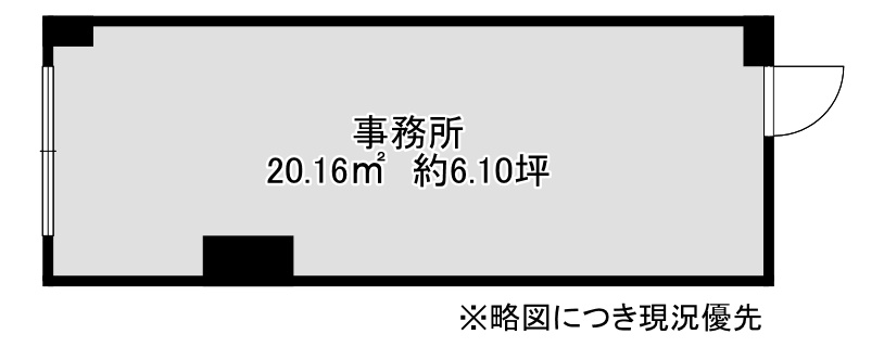 淀屋橋ホワイトビル4階の間取り