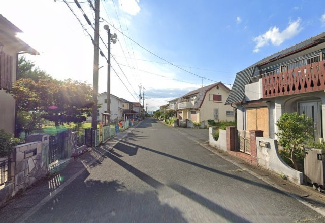 野洲市大畑　売土地の前面道路含む現地写真