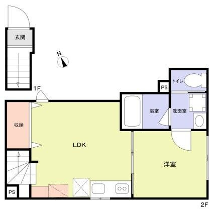 ＷｏｏｄＣｒｅｓｔ中延Ｒｅｓｉｄｅｎｃｅの間取り