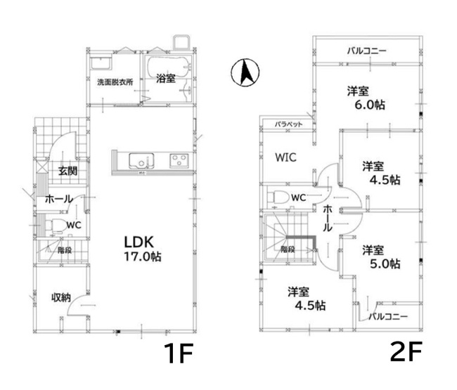 【間取り】 | 福岡市中央区輝国2丁目4期　1号棟（全2棟）【仲介手数料無料・0円】 | 平日、土日祝日もお好きな日時にご見学可能です。お気軽にお問合せ下さい。