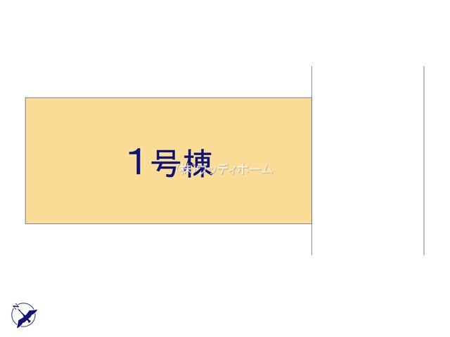 越谷市七左町2期　新築一戸建ての区画図