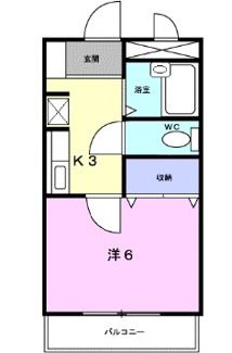 【間取り】 | ラカーサ壱番館 | 間取りです。