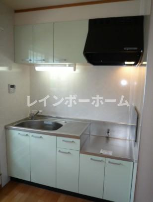 グリーンソレアードのキッチン|キッチンです