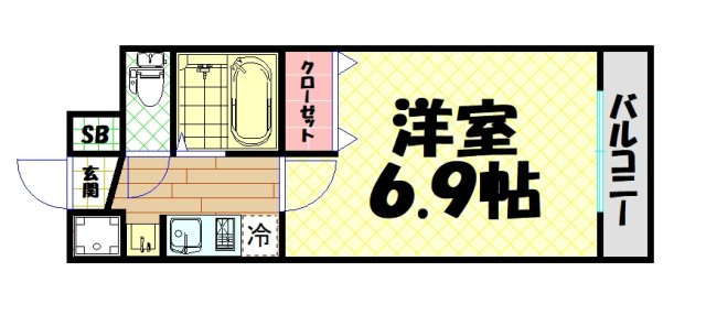 【間取り】 | プレサンス立売堀アーバンスタイル