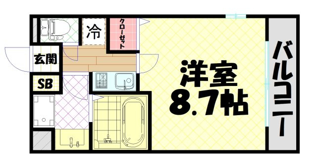 【間取り】 | TLRレジデンス本町WEST