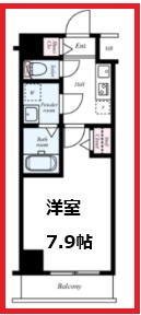 【間取り】 | プレール・ドゥーク住吉Ⅱ