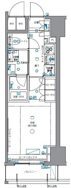 ルクシェール王子の間取り|間取りです。