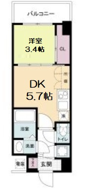 【間取り】 | セレニテ新大阪カルム