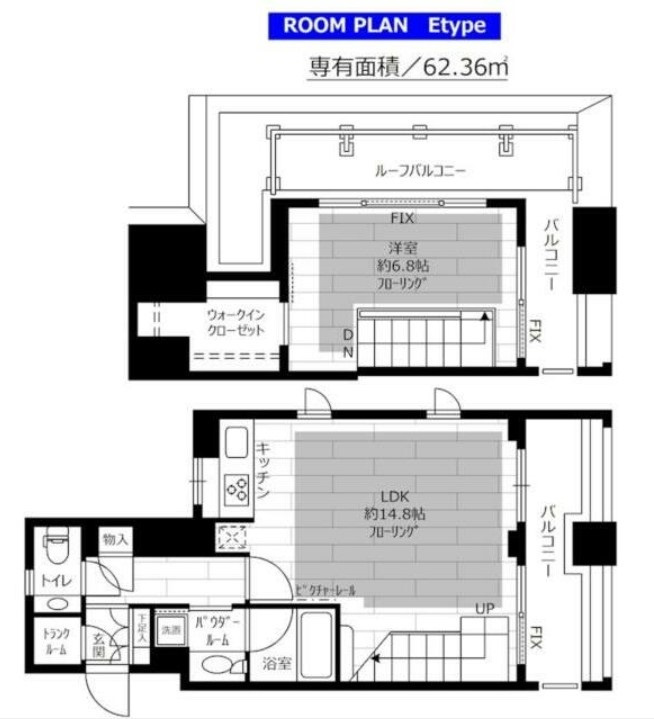 ステージグランデ新川の間取り