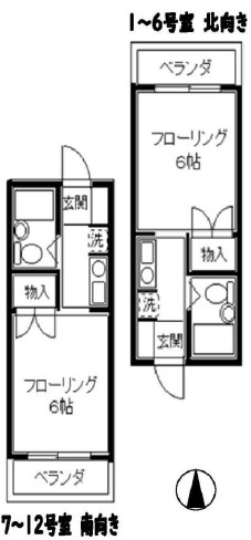 ゼルコピア府中の間取り