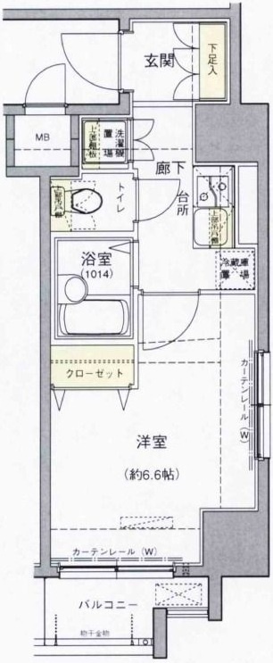 ヴィーダ御茶ノ水の間取り|間取りです。