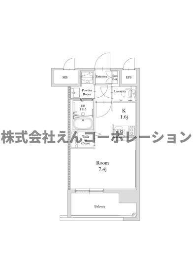 【間取り】 | エンクレスト博多駅南FIT