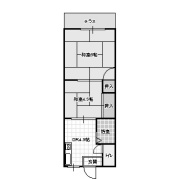 発春八坂ハイツの間取り