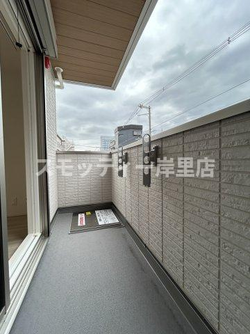 ロイジェント住之江公園のバルコニー