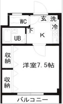エスポワール京島の間取り