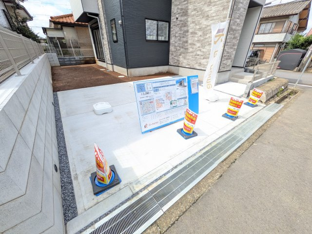 つくばみらい市西ノ台　2期　新築戸建ての駐車場|駐車は3台可能です♪