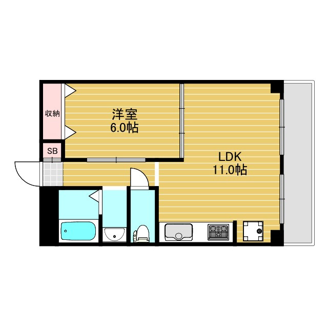 シンコーハイツの間取り