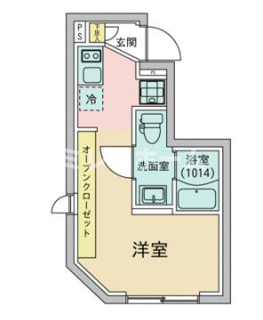 プラティーク品川大井町の間取り