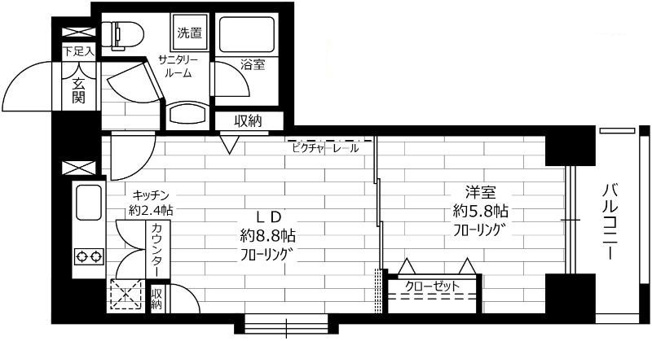 【間取り】 | ステージファースト新御徒町 | 間取り