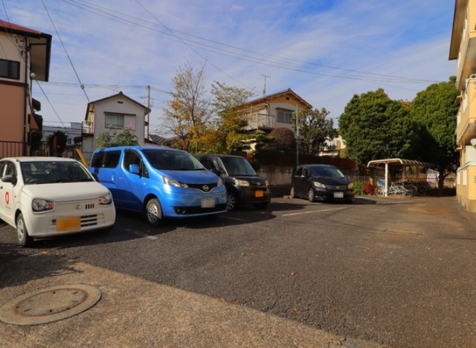 ウエストパーク三橋の駐車場