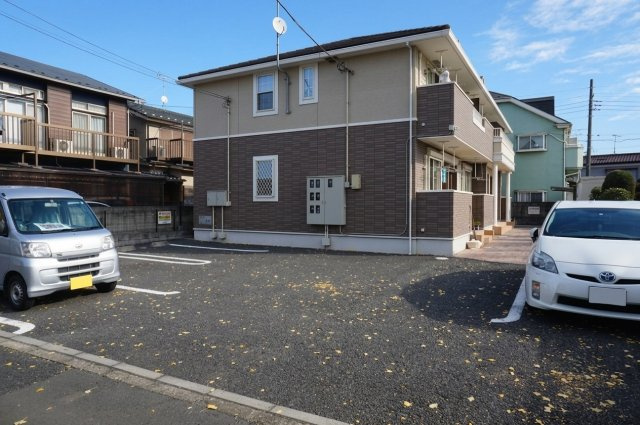 サンリットの駐車場