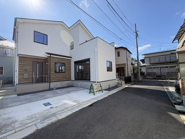流山市鰭ヶ崎27期の前面道路含む現地写真