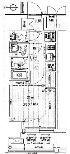 プレサンス難波駅前の間取り