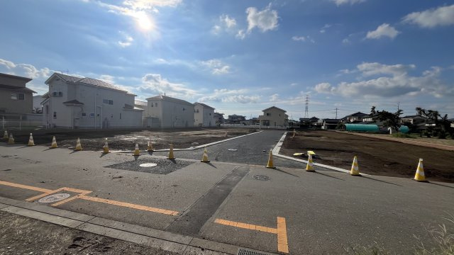 小山市平和（7区画）の外観|造成中