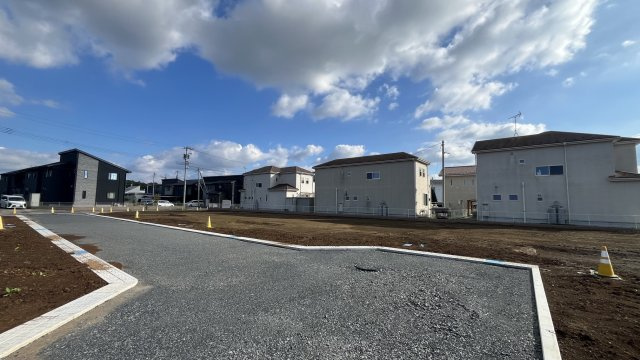 小山市平和（7区画）の外観|造成中