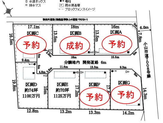 小山市平和（7区画）
