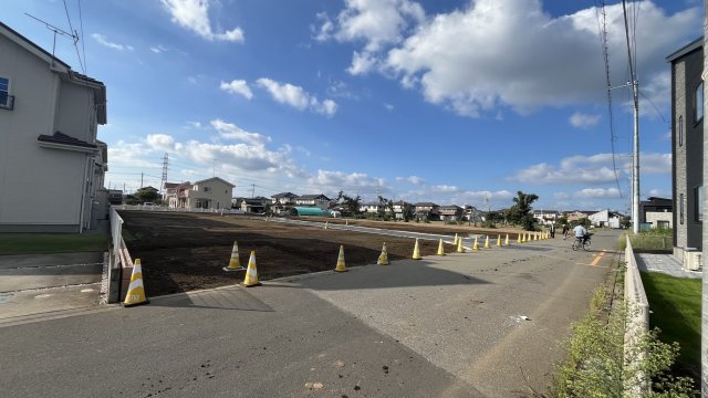 小山市平和（7区画）の外観|造成中