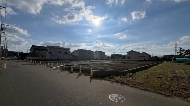 小山市平和（7区画）の外観|造成中