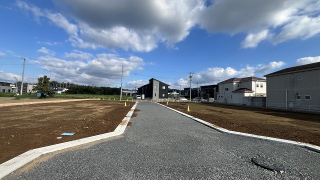 小山市平和（7区画）の外観|造成中