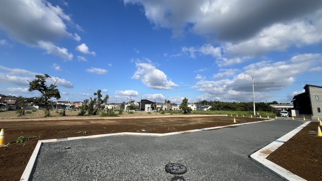 小山市平和（7区画）の外観|造成中