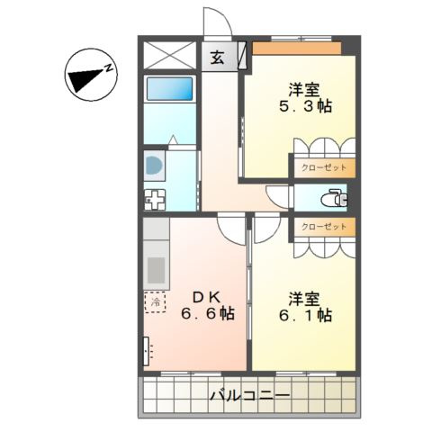 パークレジェンドⅡの間取り