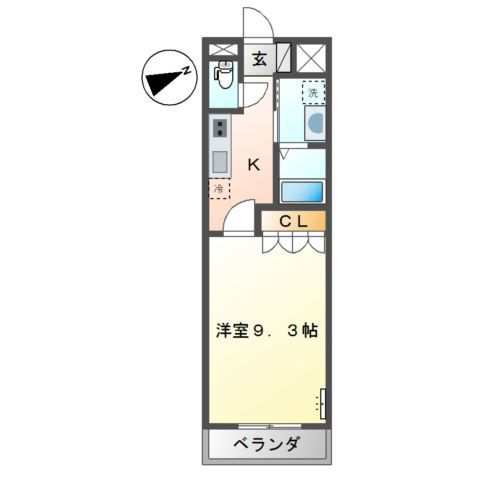 コンフォート山下の間取り