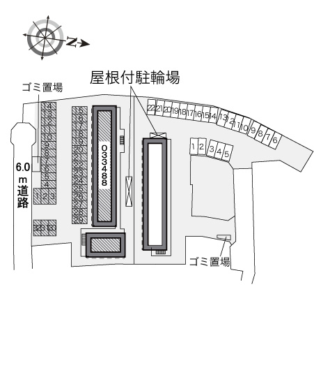 レオパレスムカイハラの区画図|画像4