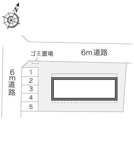 レオパレスイクシードの区画図|画像4