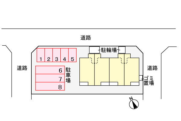 アルカンシエルの駐車場|駐車場