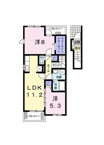 プリムローズ　Ⅰの間取り