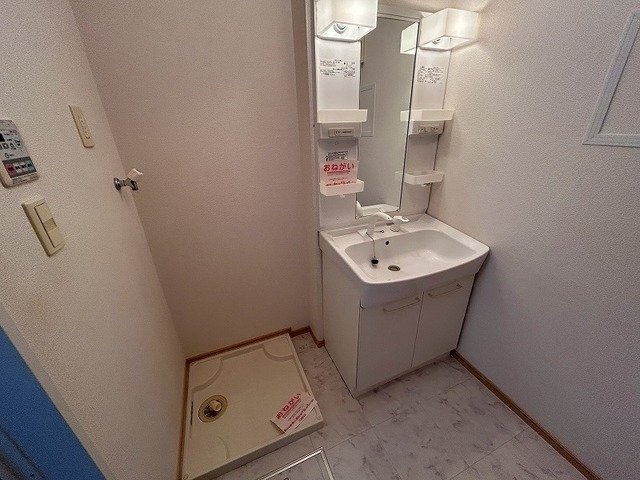 パインブライトⅡＢの洗面所|忙しい朝には欠かせない洗面所です